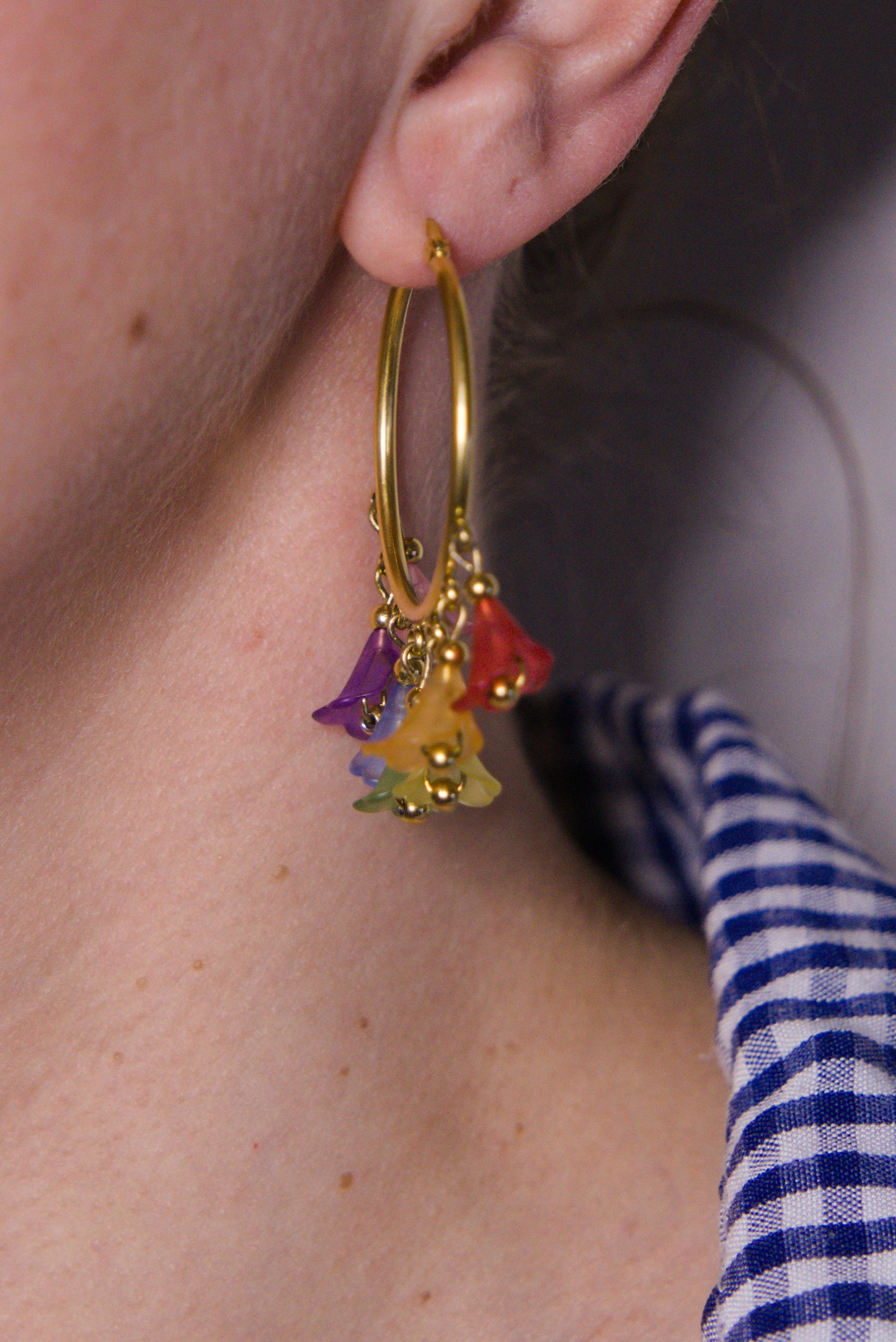 ARC-EN-FLEURS - Boucles d'oreilles