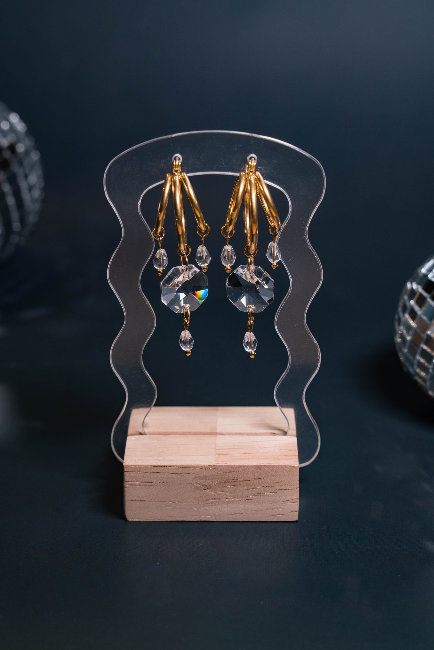 LUSTRE - Boucles d'oreilles