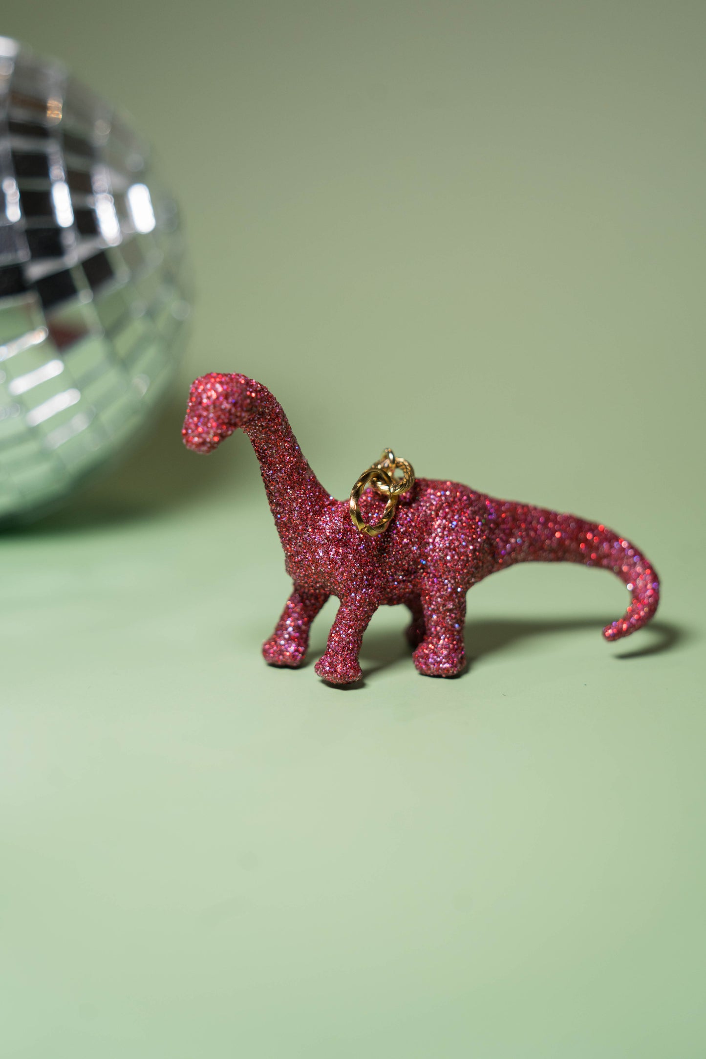 Pendentif DINOSAURE ROSE