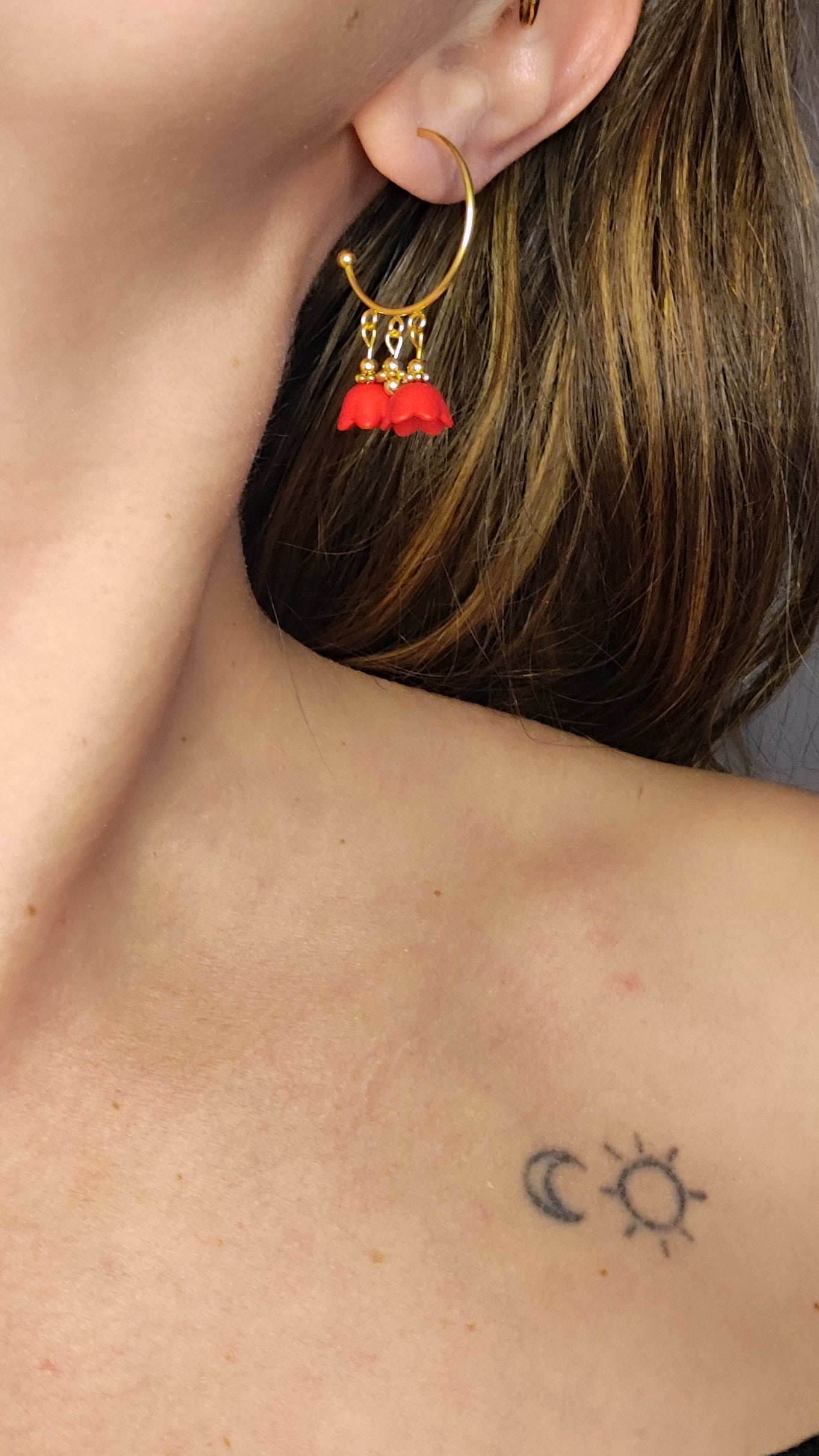 TULIPES - Boucles d'oreilles