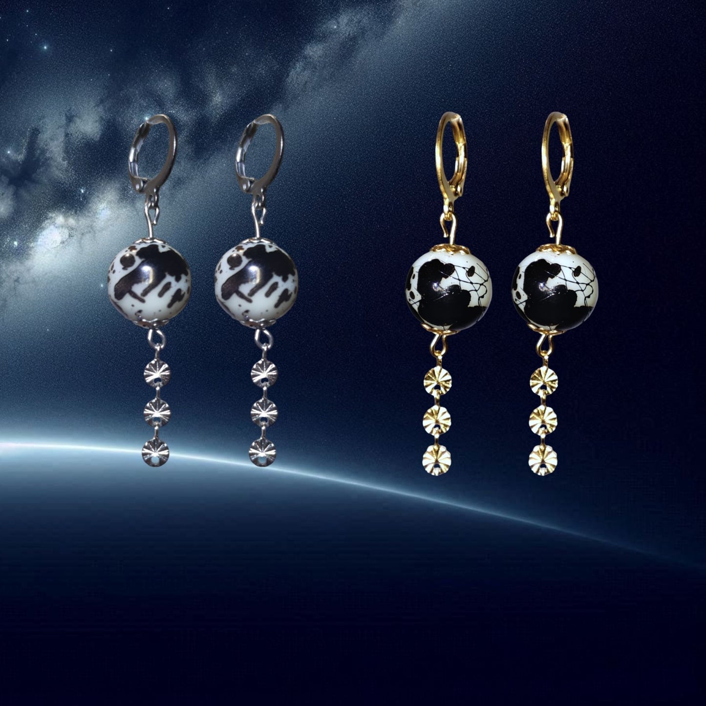 PLANETIUM - Boucles d'oreilles