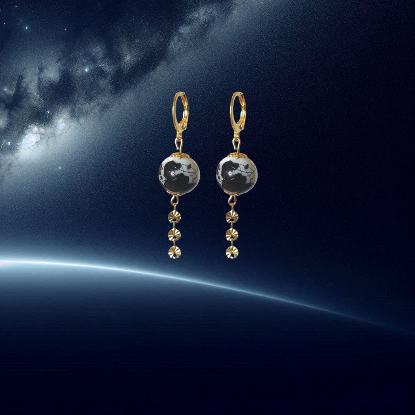 PLANETIUM - Boucles d'oreilles