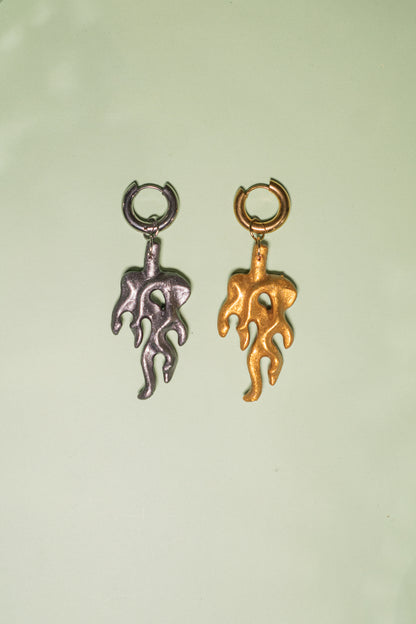 Boucles d'oreilles flammes