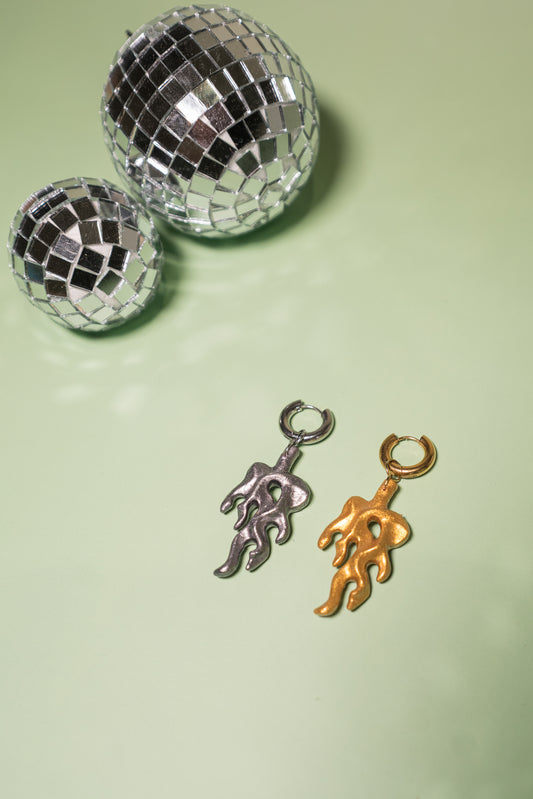Boucles d'oreilles flammes